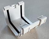 Gutter Union - for Use with Marley Classic Ogee Gutter - Ultraframe Conservatory White