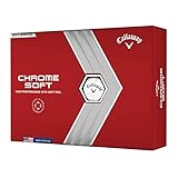 Callaway Golf Chrome Soft Golf Balls (2022 edition), White, 12 Balls