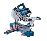 Bosch Professional Mobile Radial Miter Saw GCM 305-254 D (Cutting Capacity 90 x 305 mm, with 1 Circular Saw Blade, 2 Piece Brackets, dust Bag, clamp)