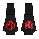 KRHINO Car Headrest Cover for MG 6 3 5 7 TF ZR ZS HS GS GT Hector RX5 RX8, Cotton Car Seat Headrest Cover Dustproof Washable Car Neck Pillow Protector Pad Accessories,-A-2