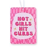Hot Girls Hit Curbs Air Freshener - Funny Car Air Fresheners - Cute Car Accessories For Women - Novelty Auto Fresheners for Her - Birthday Gifts For Women Unique