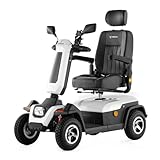 Veleco SHARPY Comfortable Mobility Vehicle with Swivel Captain seat (White)