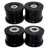 PSB Bushings - Rear Sub Frame Polyurethane Bushing Kit - Compatible With BMW 3 Series - E46 1999 - 2006, black