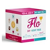 FLO - Day + Night Menstrual Pads (10 Day + 5 Night) - Winged + Ultra Thin - Natural, Absorbent, Soft & Breathable - Organic Bamboo Period Pads for Women - Plant Based - Vegan & Cruelty Free