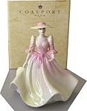 Coalport Debutante Figurine approx 12cm Tall, White, Fashion, Animal, Porcelain, Classical, Indoor, Novelty Figurine