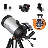 Celestron 22462 StarSense Explorer DX 5” Smartphone App-Enabled Schmidt-Cassegrain Telescope Works with StarSense App to Help You Find Stars, Planets & More – iPhone/Android Compatible