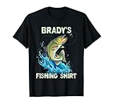 Mens Brady's Fishing Shirt - Personalized Fishing T-Shirt