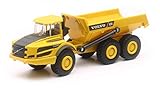 Volvo Die-Cast Construction Vehicles Set, 1:50 Scale, Excavator, Dump Truck, Loader, Ages 5+, Yellow