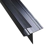 3m BlackEnvirotile Continuous Dry Verge Synthetic Slate Roof Tile Edge Trim