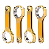 Calibra 2.0L C20xe C20LET 4340Connecting Rods Conrods H Beam Compatible With Zafira C20LET Z20LET C20XE Crankshaft EN24