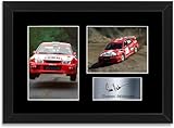 Tommi Makinen World Rally Champion Driver Signed Photo Display Mount A4 Poster Framed