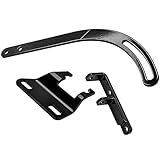 Endxedo Black SBC Alternator Bracket Compatible with Small Block Chevy SWP 283 327 350 Short Water Pump Alternator Bracket Repair Kits