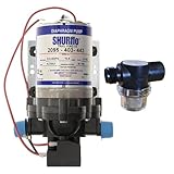 shurflo water pump with filter