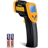 Etekcity Infrared Thermometer Gun,-50°C~450°C（-58°F~842°F）,Digital IR Temperature Gun for Cooking,Pizza Oven,Refrigerator,Industrial,Reptile（Not for Human ）Yellow/Black