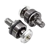 Motorcycle For Suzuki SV650 S GSF 400 600 650 For Bandit GSX 400 For Impulse Front Shock Absorber Screw Cover Cap Preload Adjusters Fork Bolts(Gray)