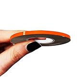 4R Quattroerre.it 10459 Trim Stripes Adhesive Strips for Cars, KTM Orange, 3 mm x 10 mt