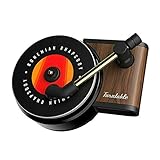 ReTink Auto Air Vent Fragrance Smell Diffuser, Air Freshener, Record Player Design Car Perfume Clip with “3pcs Aromatherapy tablets”