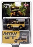 True Scale Miniatures Model Car Compatible with Land Rover Defender 110 1989 Camel Trophy Amazon Team Japan 1/64 Diecast Model Car Mini GT MGT00751