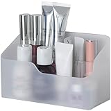 UNIKON Eunion Makeup Organizer, Clear Small Countertop Makeup Caddy Storage Organization Bins Cosmetics Holder for Cabinet