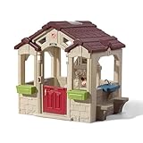 Step2 Charming Cottage Playhouse for children | plastic playhouse for garden/outdoors | Includes kitchen, fireplace, picnic area, bell & accessories