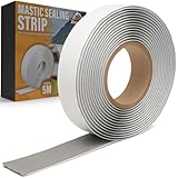 Xtremeauto Mastic Sealing Strip for Caravans & Motorhomes – 5M Off White Weatherproof Sealant for Overlap Joints, Awning Rails, Roof Lights, Vents & Trims – Durable & Easy to Apply (32MM)