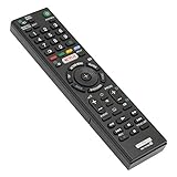 Universal Replacement Remote for Sony TVs – Compatible with All Sony Televisions (LED, LCD, Plasma) – Ideal TV Replacement Remote with Same Functions – Black (Pack of 1)