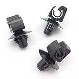 VVO Fasteners Plastic Brake Line Clip, Black (Pack of 10)