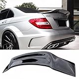 MUTUSAISI Car Rear Boot Spoiler Lip Wing Fit For Mercedes Benz C Class W204 Saloon 2008-2014 C180/ C200/ C220/ C250/ C280/ C320/C350/ C63 AMG RT Style Accessories