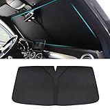 Car Sunshades for Vauxhall Zafira VXR8 VX220 VX Vivaro Viva, Windscreen Sun Shade Foldable Sun Shade Blocks Visor Internal Thermal Blind Sun Protection Blocks UV