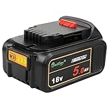Power Elektro DCB184 18V 5.0Ah Replacement XR Battery Compatible with DEWALT DCB200 DCB180 DCB181 DCB182 DCB201 DCB200-2 Lithium Ion Battery 18 Volt MAX XR Tools