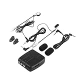 Keenso Motorcycle Helmet Intercom, 2Pcs Motorbike Bluetooth Intercom for Rider & Pillion Communication, V6 1200m, 6 Riders