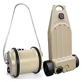 Hitchman Aquaroll and Wastemaster Beige Bundle - 38L Camping Water Carrier and Waste Disposal Unit - Portable, Durable, Eco-Friendly Caravan Accessories
