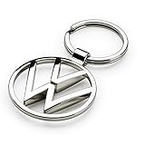 Volkswagen 000087010BN VW Metal Keyring Pendant, Silver