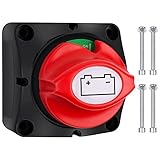 Bolatus Battery Isolator Switch 12V 24V 48V Battery Switch, Battery Kill Switch ON-OFF Battery Cut Off Switch 200A for Car Truck Boat Yacht Caravan Motorcycle
