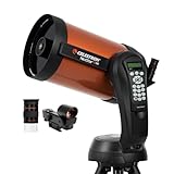Celestron 11069 NexStar 8SE Computerised Schmidt-Cassegrain Telescope with Advanced GPS, Astroimaging and AutoAlign Features, Black/Orange