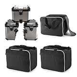 Motorcycle Pannier Bag For BMW R1200GS R1250GS For Adv Black Inner Bags R1250 R1250 Gs Adventure Motorcycle Luggage Bags Motorbike Saddle Bags(Three inner bags)