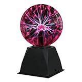 Pheashine Plasma Sphere 5 inch Touch Sensitive & Sound Activated Electric Ball, Magic Lamp for Parties, Christmas, Room Decoration