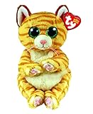 TY Toys Beanie Baby Stripey Cat Mango - 15 CM, Brown (2009304)
