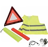 COMPATIBLE WITH CITROEN Grand C4 Picasso BlueHDi 150 SeS EAT6 Feel KIT FOR CAR MOTORCYCLE TRUCK CAMPER VAN - EMERGENCY TRIANGLE + FLUO JACKET + CASE FOR ROAD VEHICLES SOS APPROVED ?