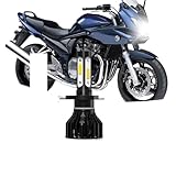 Ropaix For Kawasaki For Ninja ZX6R ZX600P 2007 2008 H11 LED Headlights 20000LM 120W 3570 CSP Motorcycle Light 6000K White CANBUS Bulbs Motorcycle Front Headlight(1PC Moto Headlight)