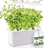 Duronic Hydroponic Growing System LED Grow Lights, Growth Lamp Systems, Seed Germination Kit, Indoor Garden Lamps for 7 Plants, Herbs, Seeds (7 PLANT BOX GHS37)