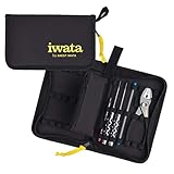 Iwata Professional Airbrush Maintenance Tools - Kit Neo Airbrushes - Includes Wrench, Pliers, Screw Drivers, Nozzle Wrench - Adults - Art - Manual Operation - No Assembly Required