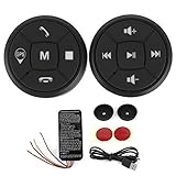 Button Media Remote Control for Steering Wheel Portable Wireless Bluetooth Car Remote Phone Calls Music GPS Controller