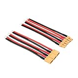 3pairs XT30 Plug XT-30 Male Female Connectors Cable with 16awg 10cm Slicone Wire for RC LiPo Battery FPV Turnigy/Zippy(CC12-3)
