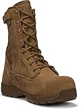 Belleville 8" OCP Air Force Combat Boots for Men - Tactical Boots for Men with EH Rated Composite Safety Toe - TR Adrenaline Traction Outsole - Coyote Brown Leather, Coyote, 9.5 Wide