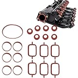 Vexalorn 20Pcs Intake Inlet Manifold Gasket Seal Compatible with BMW M57 Engine E39 E60 E46 E38 E53 E83 E65 E61 E70 E71 E92 X3 X5 X6 11612246945 13547792098 11617800585