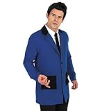 Fun Shack Blue Teddy Boy Suits 1950s for Men, Teddy Boy Fancy Dress, Rockabilly 1950s Costume, Teddy Costume 50s Fancy Dress Medium