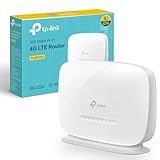 TP-Link TL-MR105 N300Mbps WiFi 4G Router, 4G Cat4 LTE Network, Ethernet Port, 4G Router with Sim Slot, Mobil WiFi Router, Sim Card Router, TP-Link WiFi Router, External Antenna Ports, Plug & Play