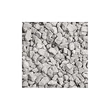 Long Rake Spar White Limestone 20mm 20kgs Decorative Aggregate Gravel