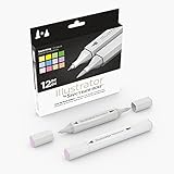 Spectrum Noir Illustrator (12Pc) - Sketching, Pack of 12 , SPECN-IL12-SKE